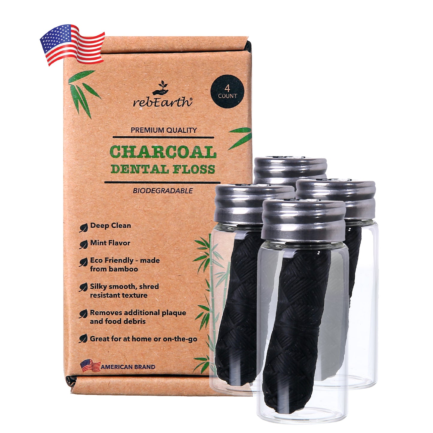 Natural Deep Clean Charcoal Floss